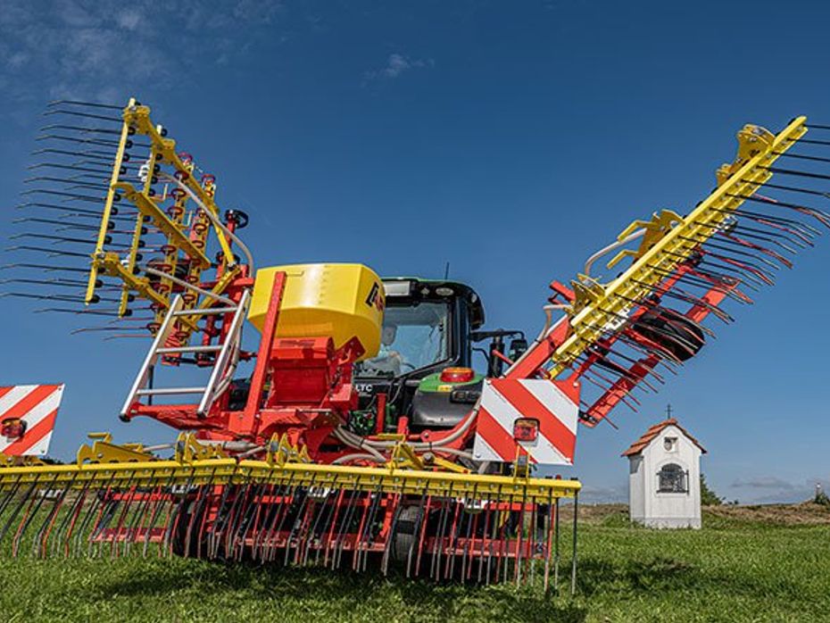 APV GS600 med frøgræs såmaskine - Græsmaskiner - Græsmarkslufter - 2