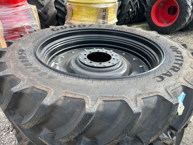 Good Year 480/80R50 + 480/70R34 - stilbare fælge. Skarp pris