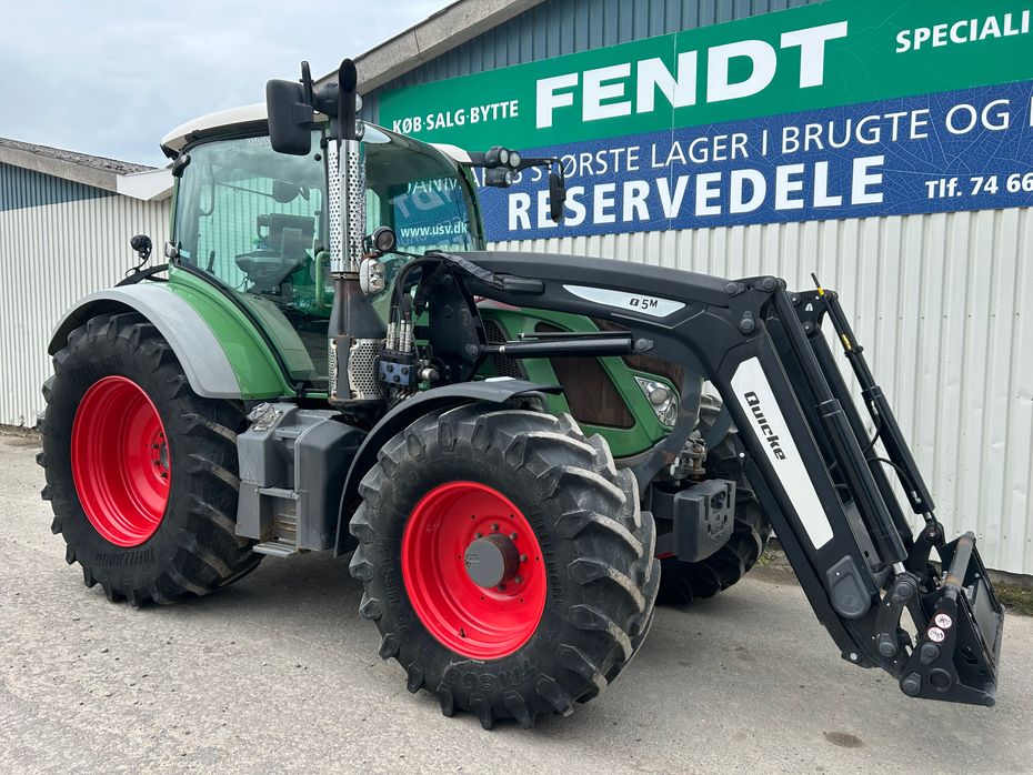 Fendt 514 Vario SCR Profi Med Ålø Q5M Frontlæsser + luftbremser - Traktorer - Traktorer 4 wd - 4