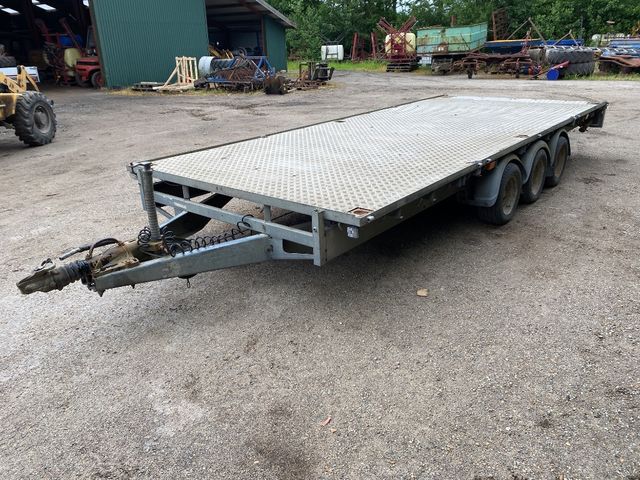Ifor Williams LM187G3 3-akslet ladtrailer 