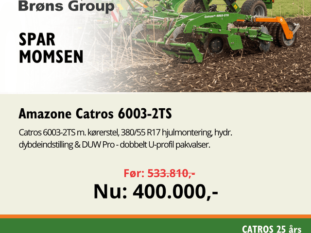Amazone Catros 6003-2 TS 