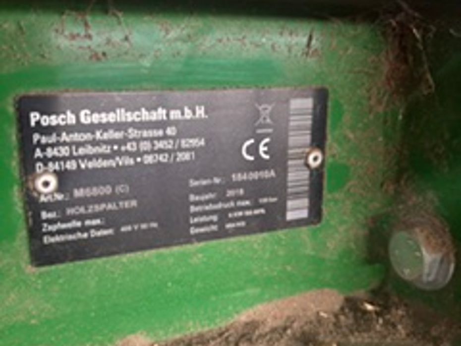 Posch m6800 - Brændekløver - 3