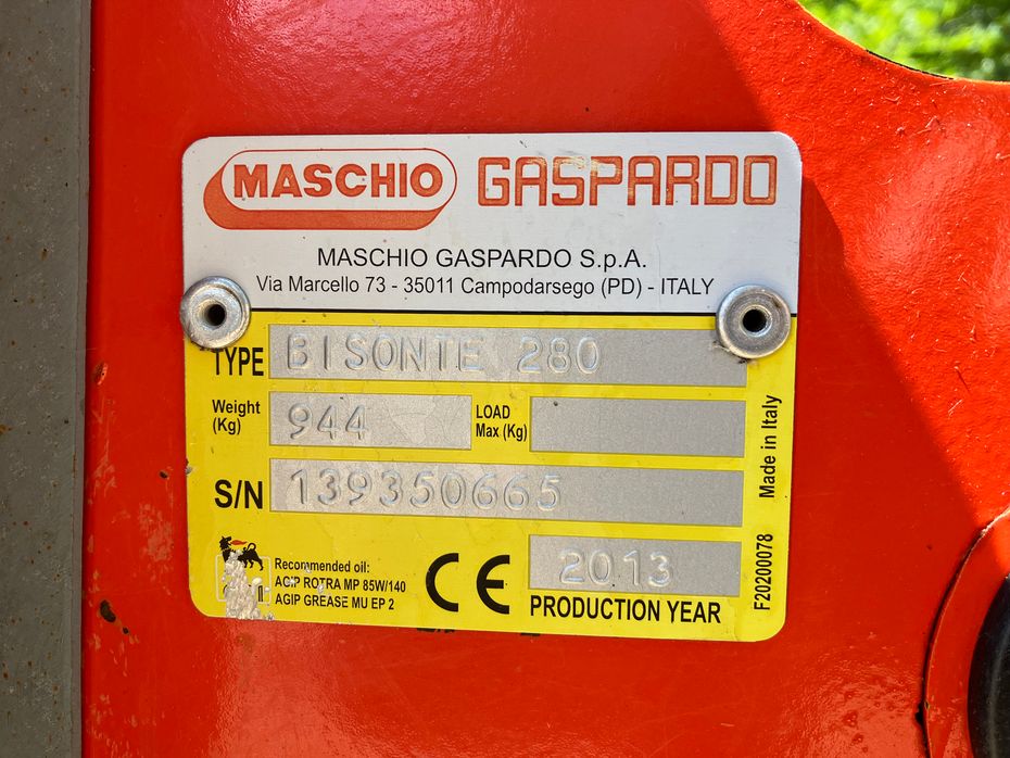 Maschio Bisonte 280 - Græsmaskiner - Brakslåmaskiner - 7