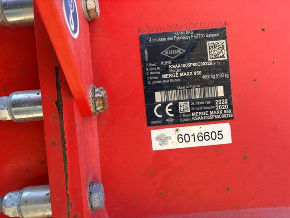 Kuhn Merge Maxx 950 SC - Græsmaskiner - Pick-up river - 12