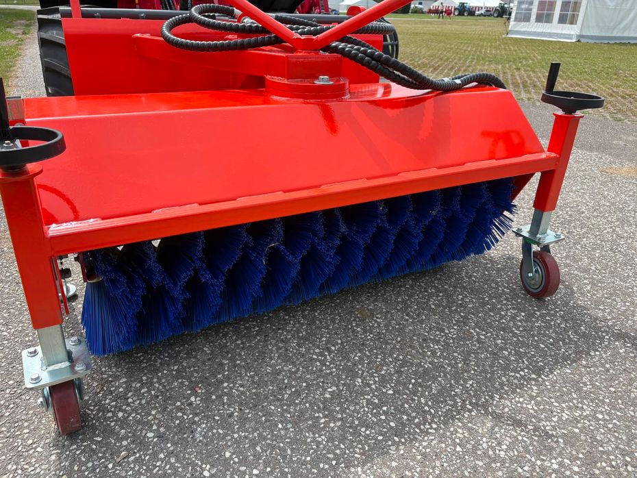 Agriloader 130 cm kost mekanisk sving - Minilæsser tilbehør - Redskaber - 1