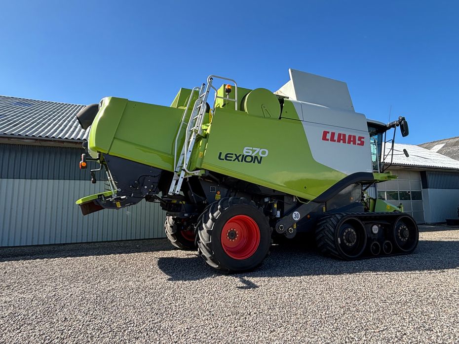 CLAAS 670 Terra Trac 4WD V1050 1151 høsttimer - Høstmaskiner - Mejetærskere - 4