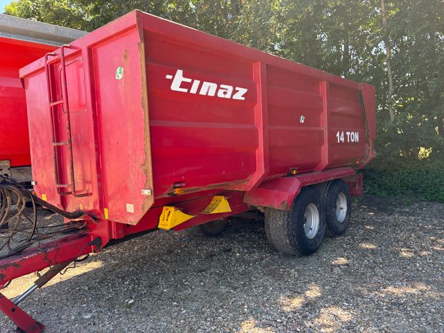 Tinaz 14 tons bagtipvogne