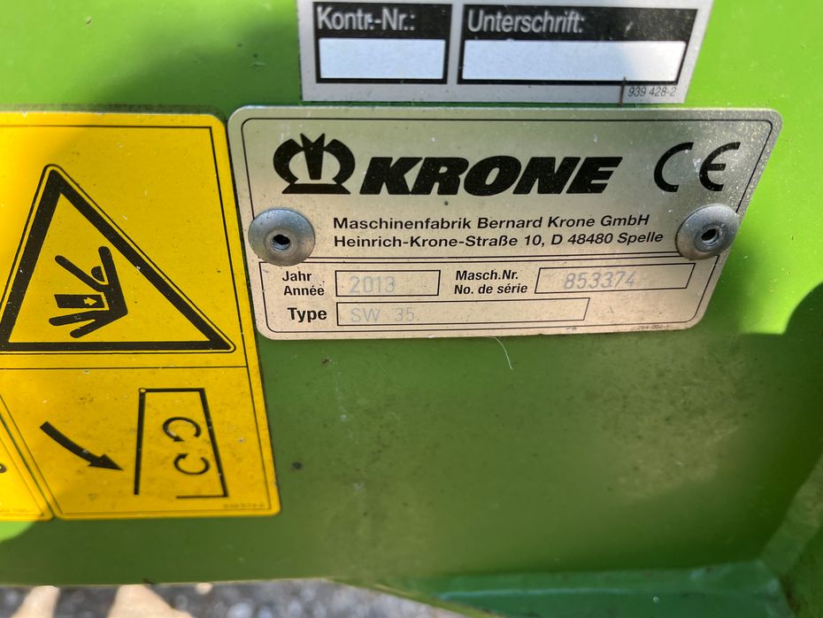 KRONE Swadro SW35 Rive - Hø- og halmhåndtering - River og vendere - 3