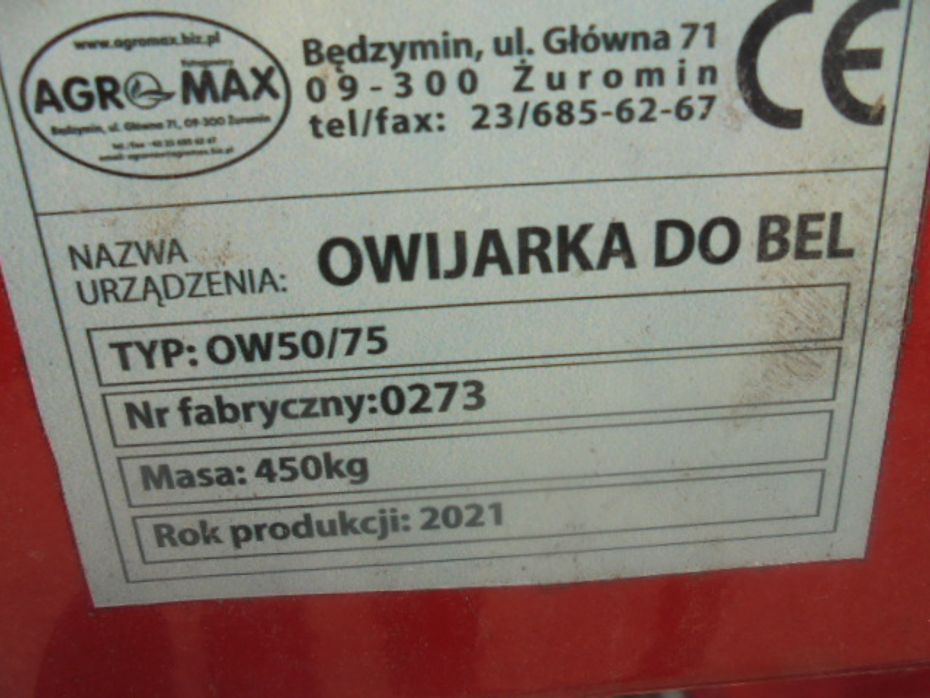 OWIJARKA DO BEL ow 50/75 - Hø- og halmhåndtering - Indpakkere - 1