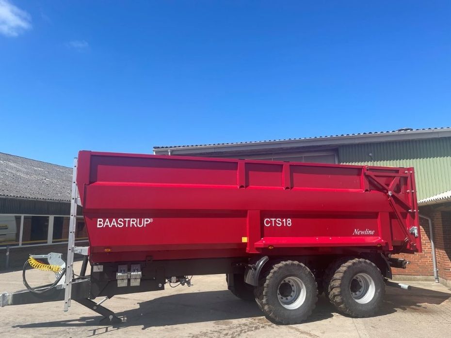 Baastrup CTS 18 new line Ny model med 4 led baglygter og plastik skærme - Vogne - Tipvogne - 2