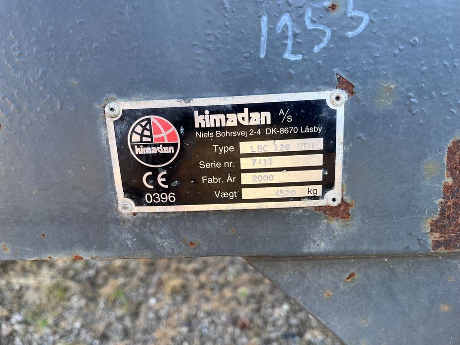Kimadan LBC 120 BTH Kornvogn højtip - Vogne - Tipvogne - 5