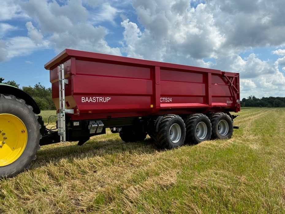 Baastrup 24t CTS - 26,5 hjul tempo 40 & nummerplade // luft bremser - Vogne - Tipvogne - 9
