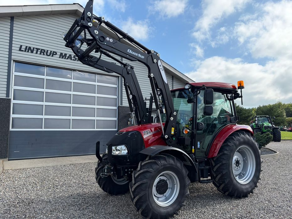 Case IH Farmall 75 A Med Quicke X2s frontlæsser med Euroskifte, 3die funktion og dæmper, samt og brede hjul. - Traktorer - Traktorer 4 wd - 11