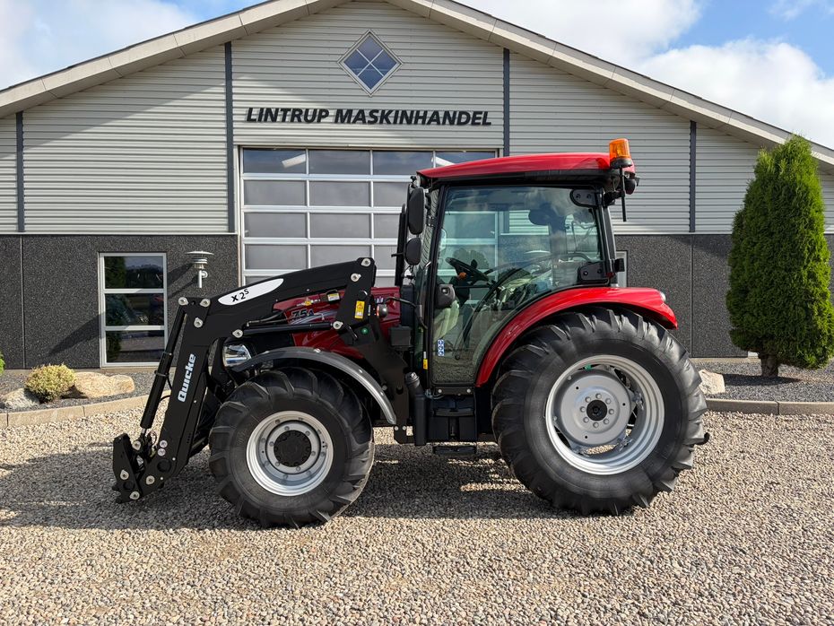 Case IH Farmall 75 A Med Quicke X2s frontlæsser med Euroskifte, 3die funktion og dæmper, samt og brede hjul. - Traktorer - Traktorer 4 wd - 9