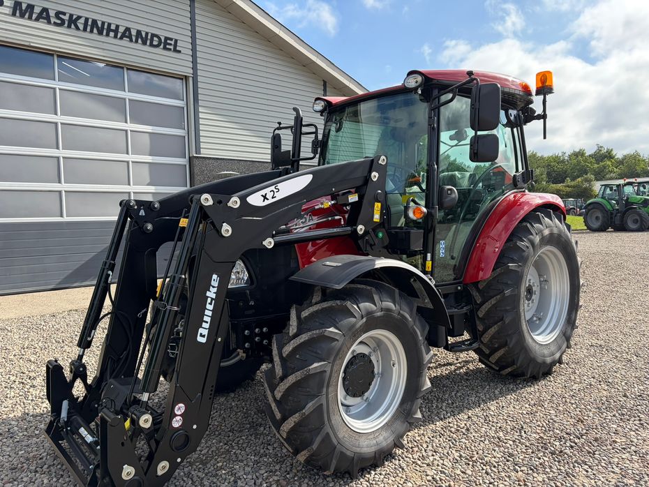 Case IH Farmall 75 A Med Quicke X2s frontlæsser med Euroskifte, 3die funktion og dæmper, samt og brede hjul. - Traktorer - Traktorer 4 wd - 15