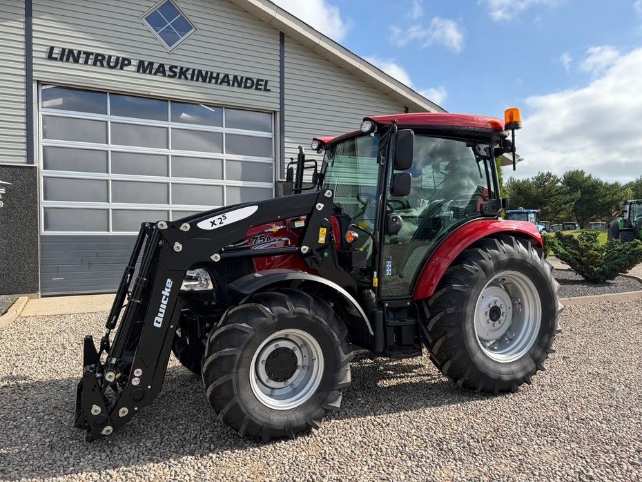 Case IH Farmall 75 A Med Quicke X2s frontlæsser med Euroskifte, 3die funktion og dæmper, samt og brede hjul. - Traktorer - Traktorer 4 wd - 14