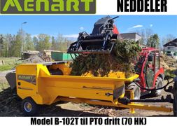 Menart B102T neddeler til grnt affald