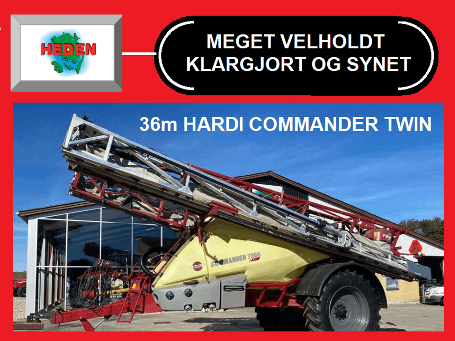 Hardi 36m Commander 7000i Twin Force  TwinForce - Sprøjter - Trailersprøjter - 1
