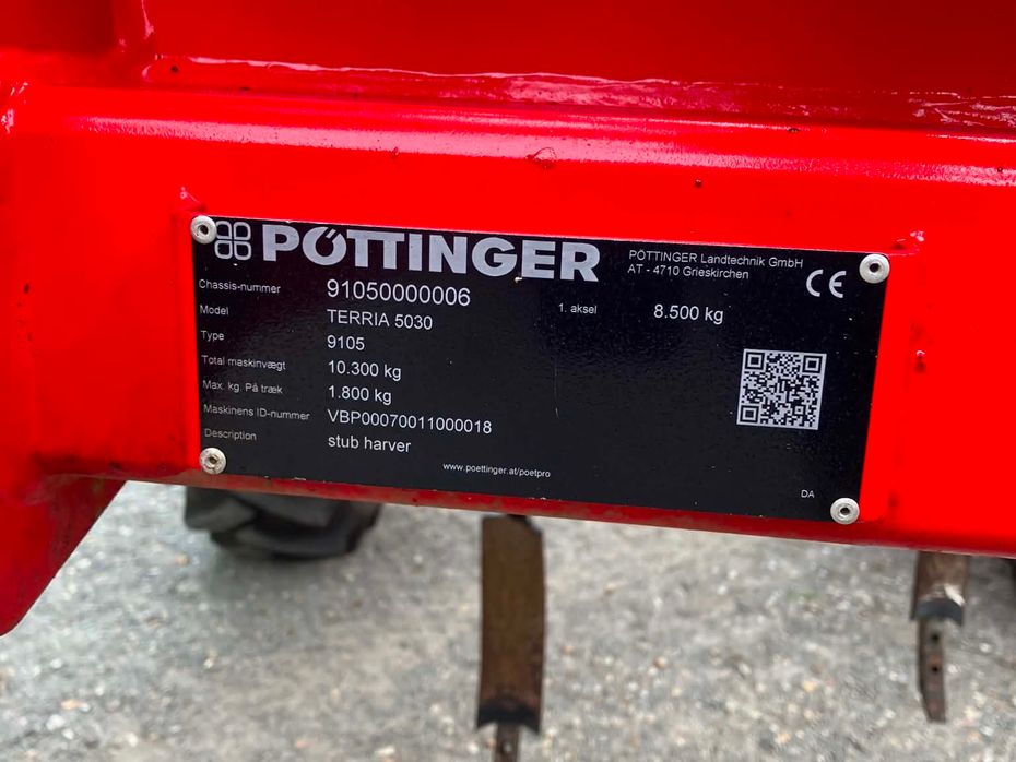 Pöttinger Terria 5030 Veludstyret og velholdt! - Harver - Stubharver - 13