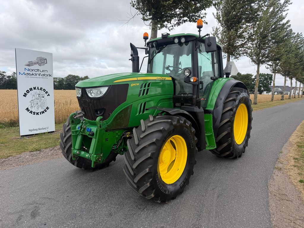John Deere 6140M Frontlift, TLS Affjedret foraksel, LS udtag 2014 brugt maskine til salg