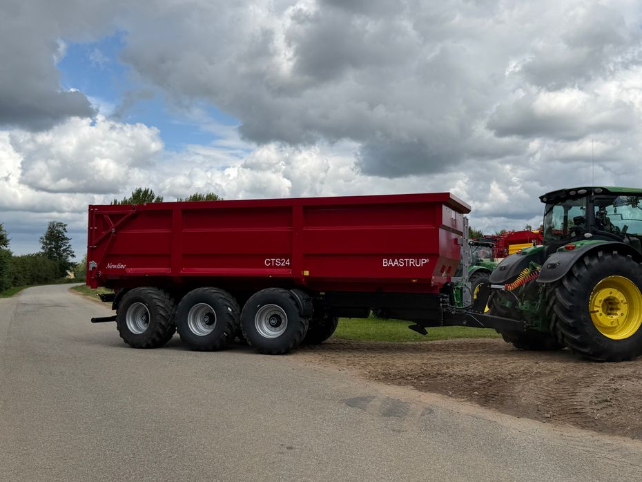 Baastrup 24t CTS - 26,5 hjul tempo 40 & nummerplade // luft bremser - Vogne - Tipvogne - 18