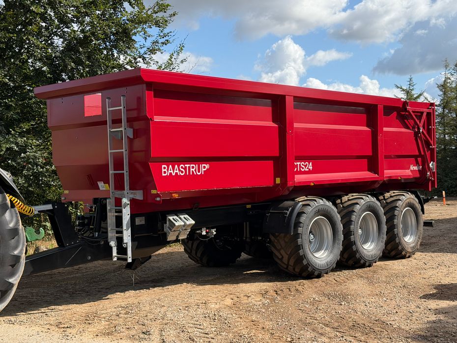 Baastrup 24t CTS - 26,5 hjul tempo 40 & nummerplade // luft bremser - Vogne - Tipvogne - 15