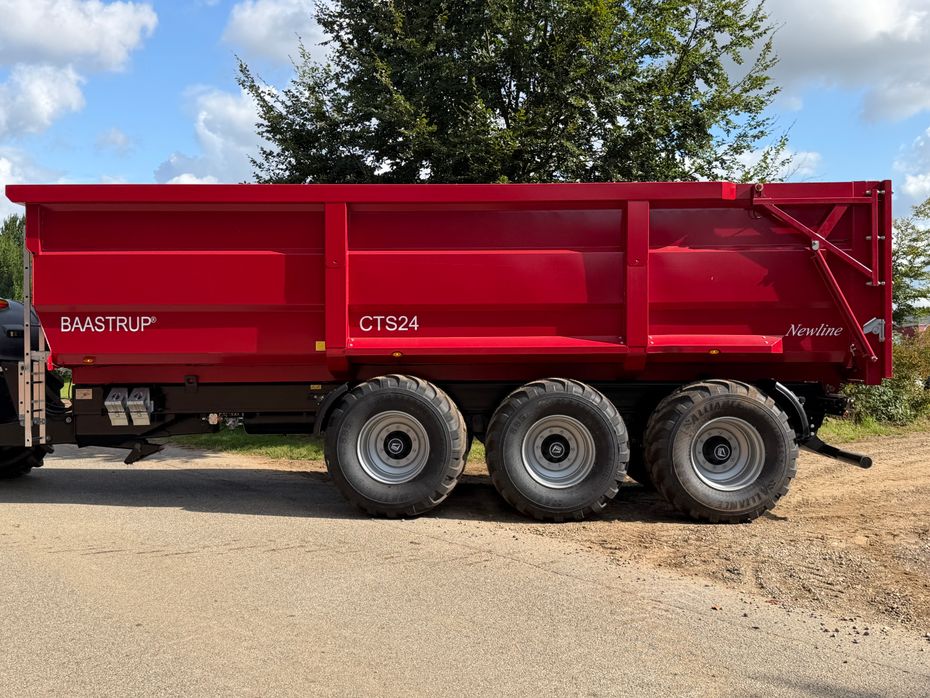 Baastrup 24t CTS - 26,5 hjul tempo 40 & nummerplade // luft bremser - Vogne - Tipvogne - 13