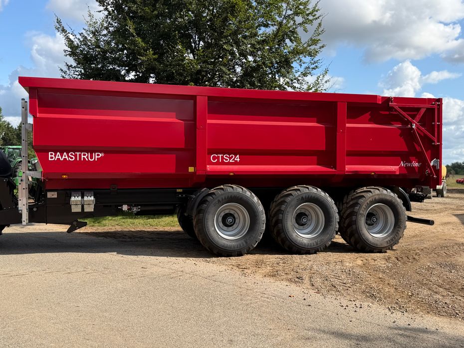 Baastrup 24t CTS - 26,5 hjul tempo 40 & nummerplade // luft bremser - Vogne - Tipvogne - 14