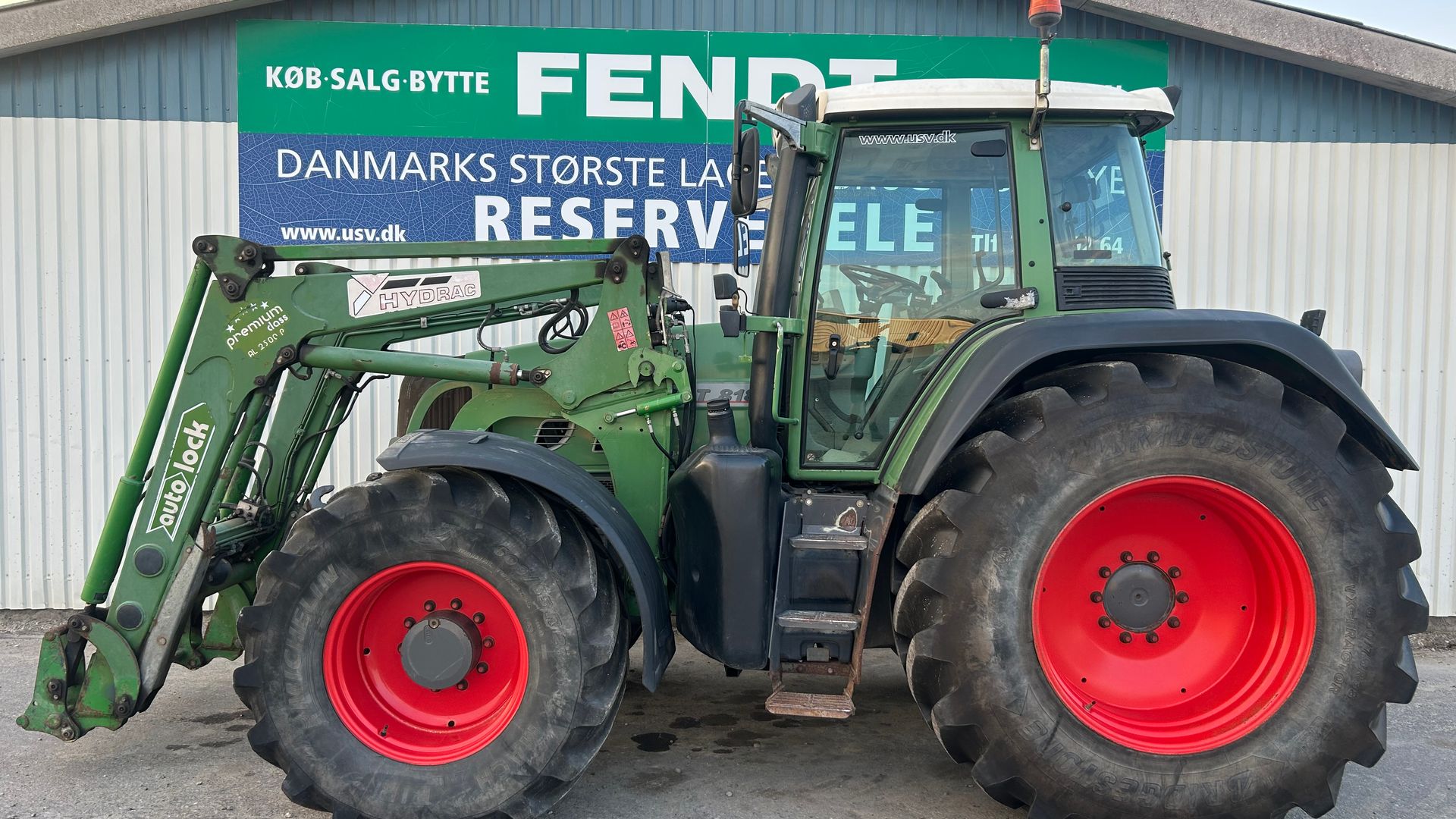 Fendt 818 Vario TMS Med Frontlæsser
