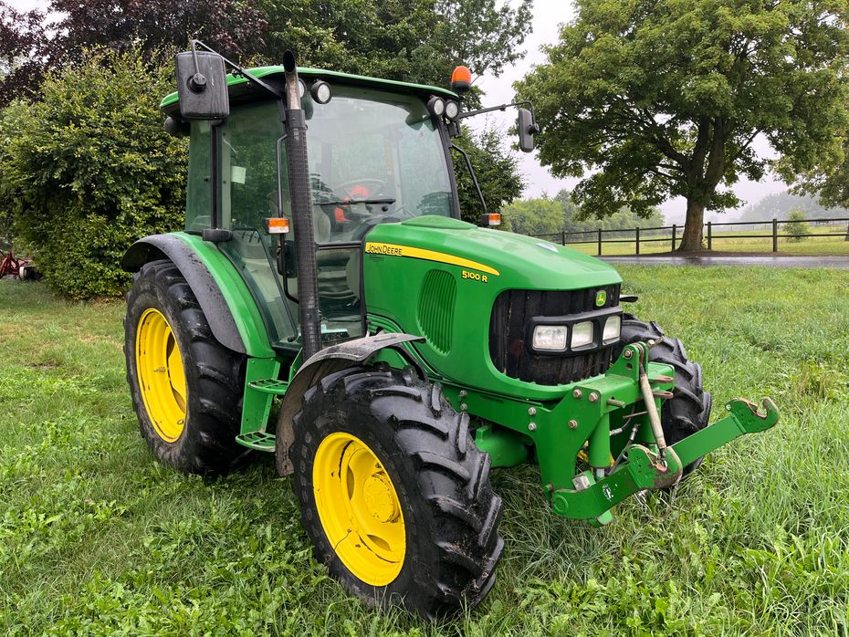 John Deere 5100 R 4wd m. komplet nyere hjul pakke Sprøjte & Tvilling - Traktorer - Traktorer 4 wd - 2