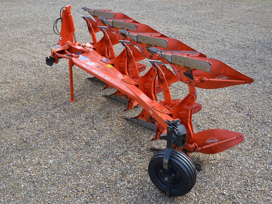Kuhn 4 furet Multi-Master 121 UNIK køb - ploven er som ny. Står med orginale skær - Plove - Vendeplove - 5