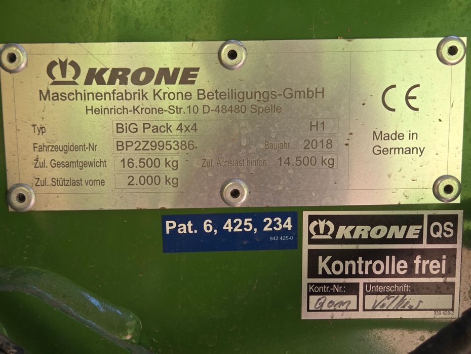 KRONE Bigpack 4x4 Bigpack 4x4 - Pressere - Bigballe - 8