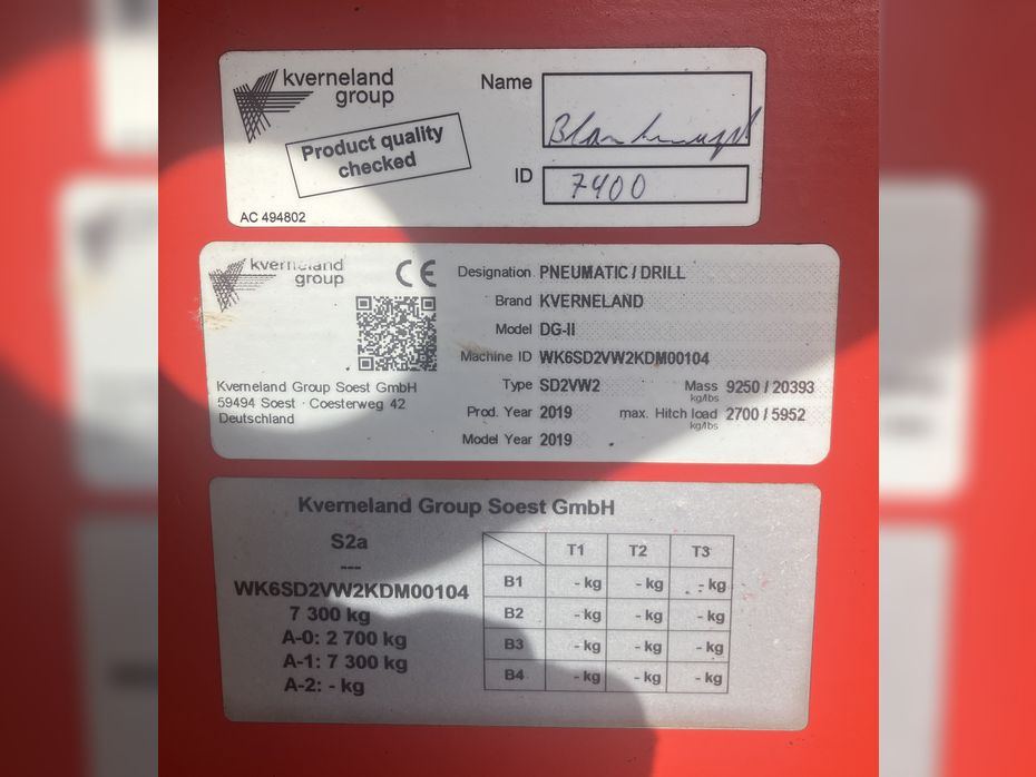 Kverneland DG-II - Såmaskiner - Direkte såmaskiner - 10