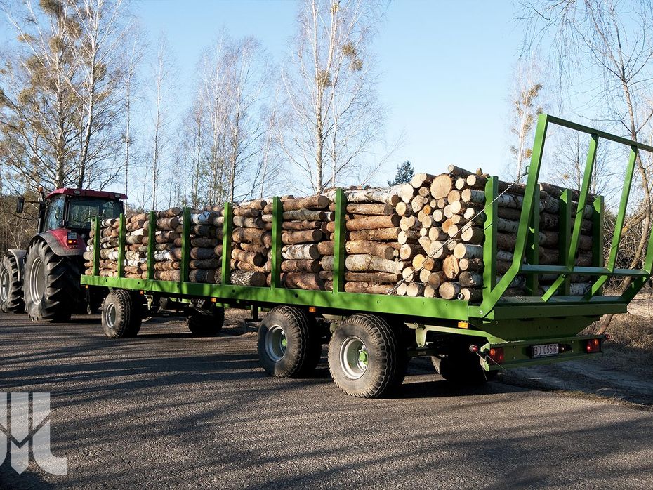 Pronar T026KM Balle-Skovvogn-Kan fås hydr.sider - Vogne - Ballevogne - 10