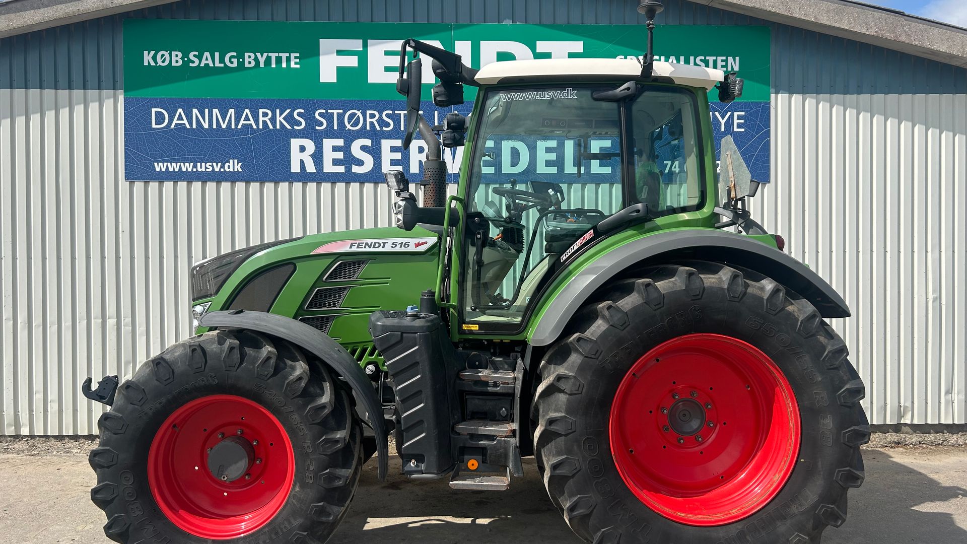 Fendt 516 Vario S4 Profi Plus Med Front PTO + luftanlæg
