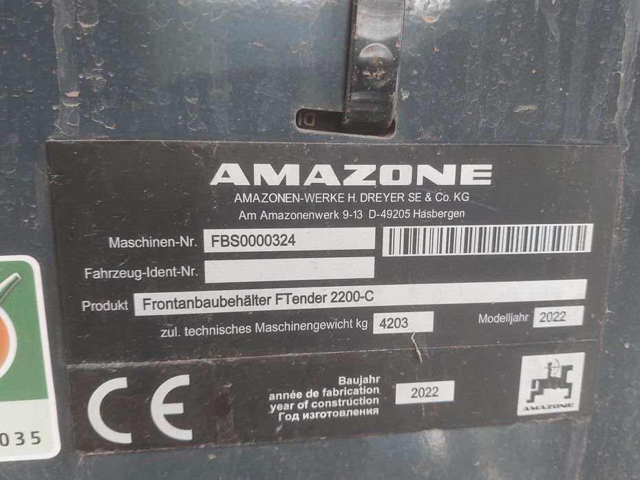 Amazone AVANT 6M, KG 6002-2 m. Amazone GreenDrill 501, serienr: TP00000207 - Såmaskiner - Kombinationssæt - 16