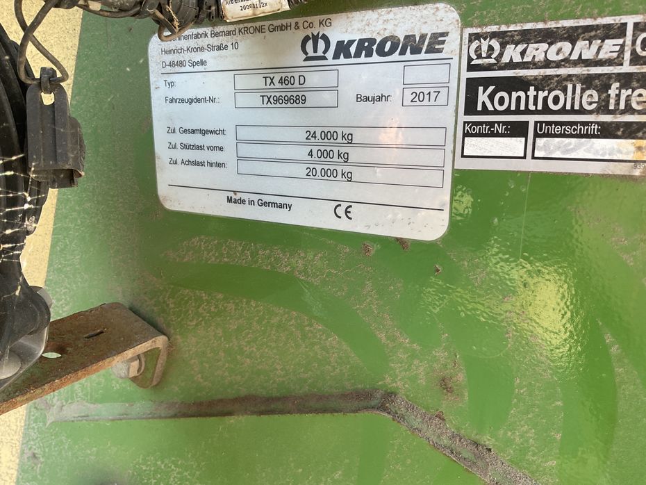 KRONE Tx 460 tx 460 d - Vogne - Frakørselsvogne græs - 3