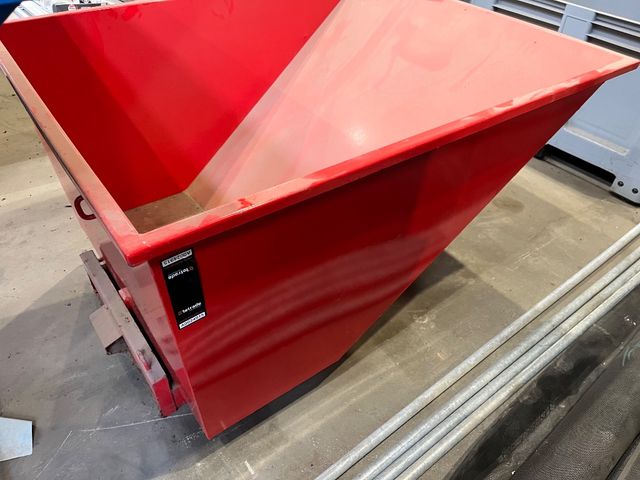 Container Vippe 1,5 X 1,20 Rød