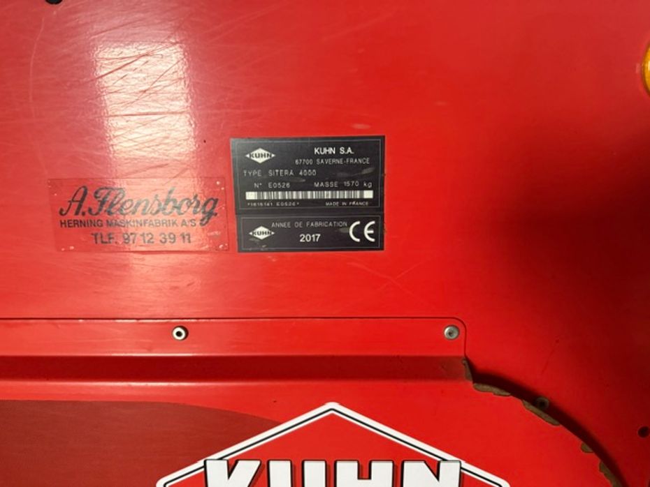 Kuhn Combiliner Sitera 4000 Flot og velholdt, ikke kørt ret meget - Såmaskiner - Kombinationssæt - 5