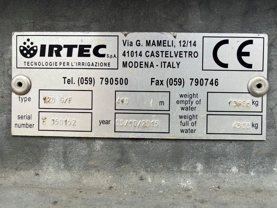 Irtec 120GF - Vandingsmaskiner - Indtræk - 5