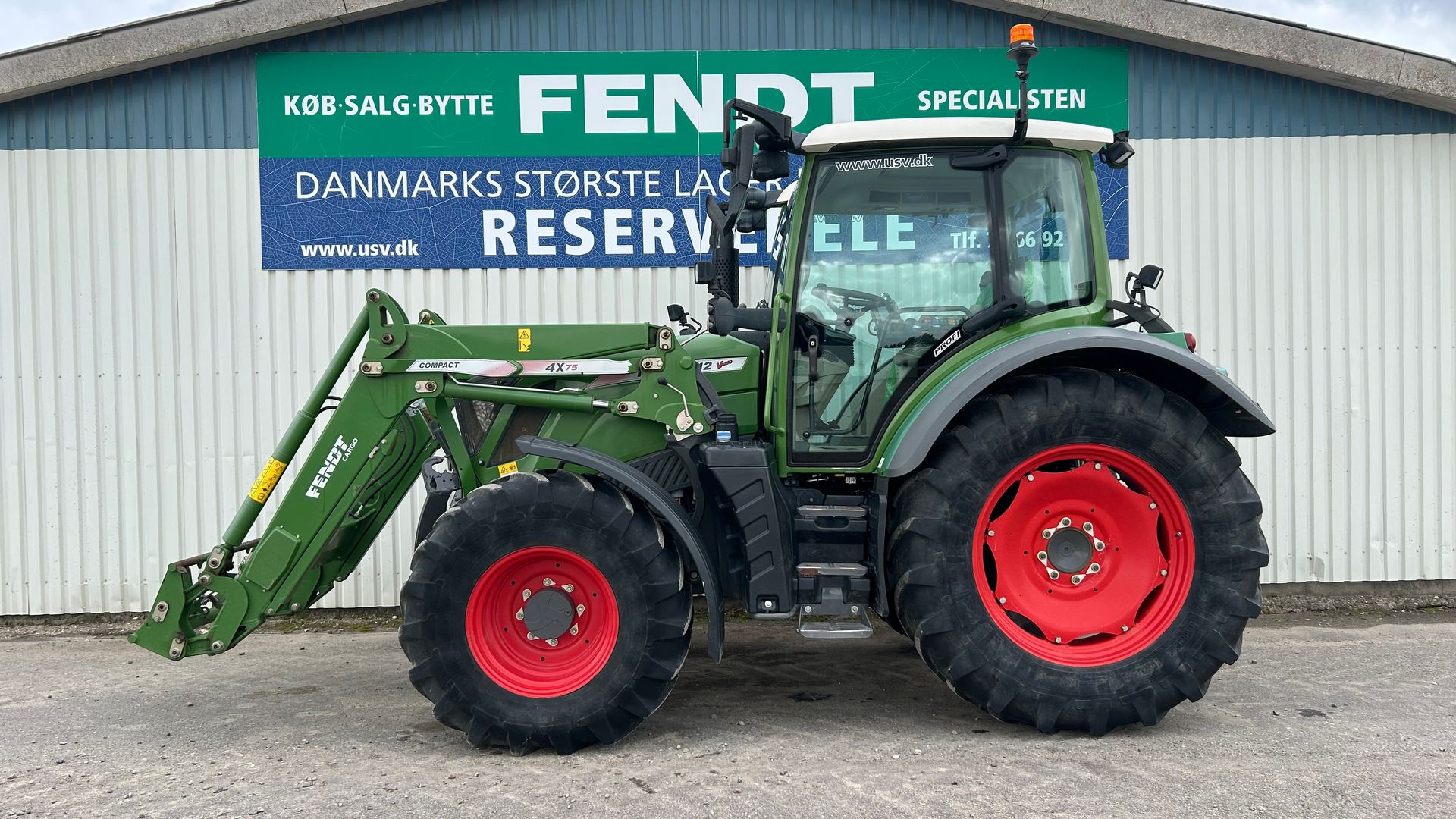 Fendt 312 Vario S4 Profi Med Fendt 4X75 Frontlæsser + Luft