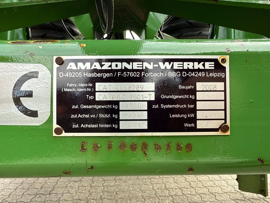 Amazone Catros 7501-T - Harver - Tallerkenharver - 10