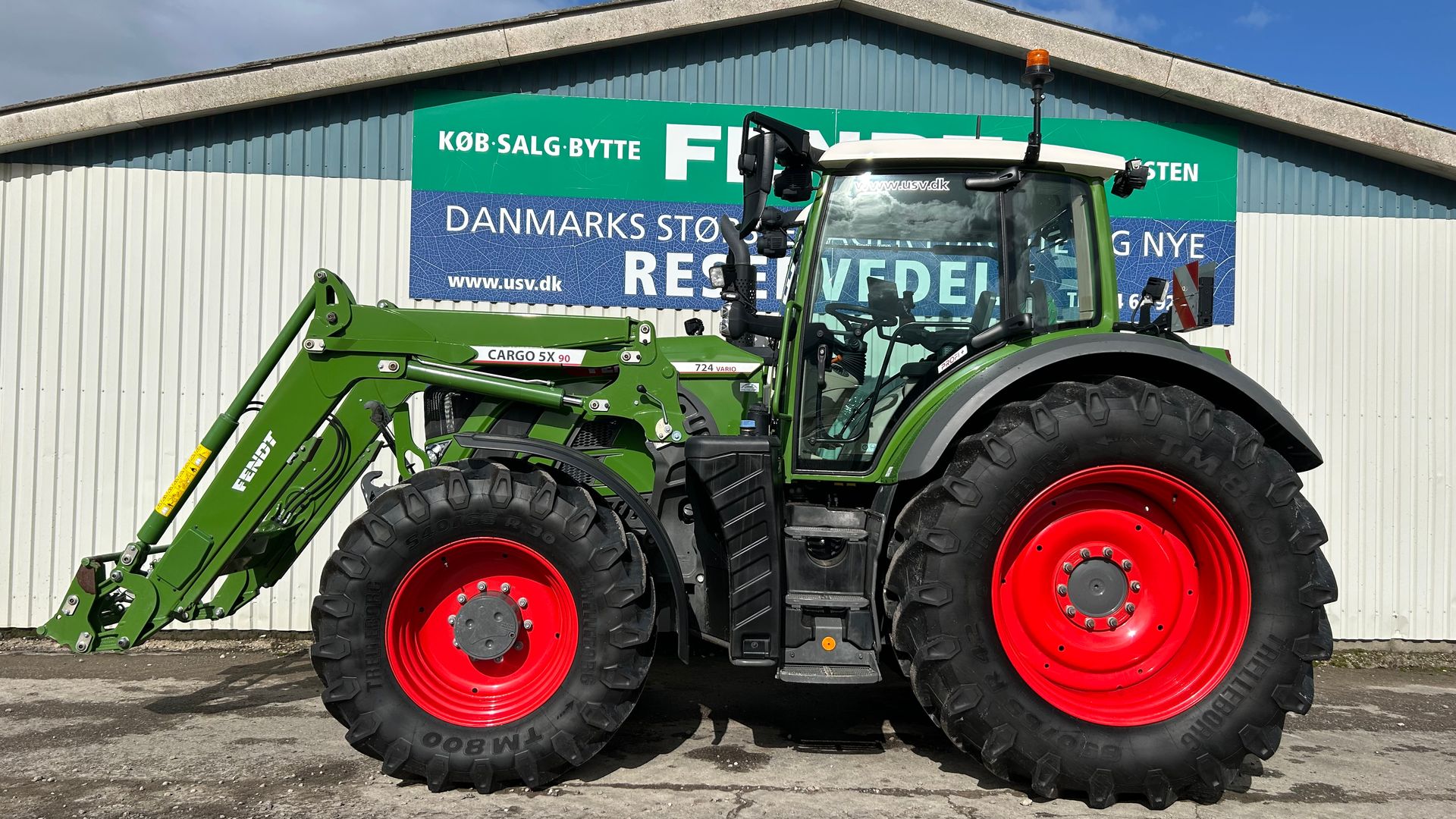 Fendt 724 Vario Gen6 Profi+ Med Fendt 5X90 Frontlæsser