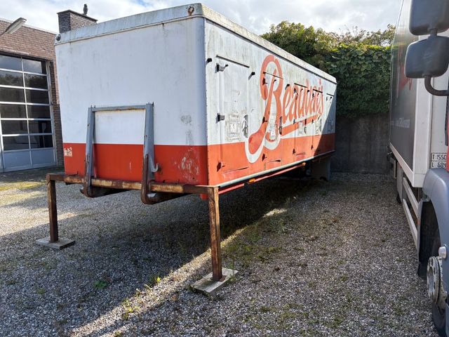 Mobil køle-fryse container Til wirehejs, længde 6,9 meter