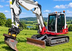 Takeuchi TB2902 Encon rotortilt Auktion Salg AFGIV BUD STARTPRIS ANGIVET