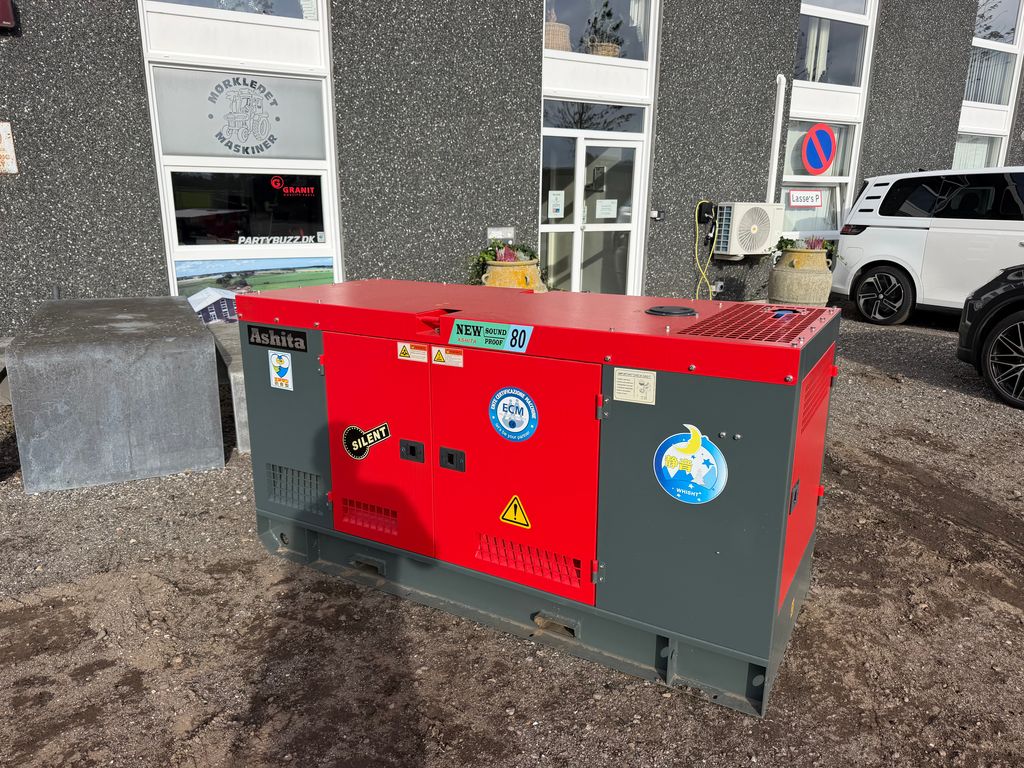 Ashita AG3-80 Næsten ny 80 KVA Generator
