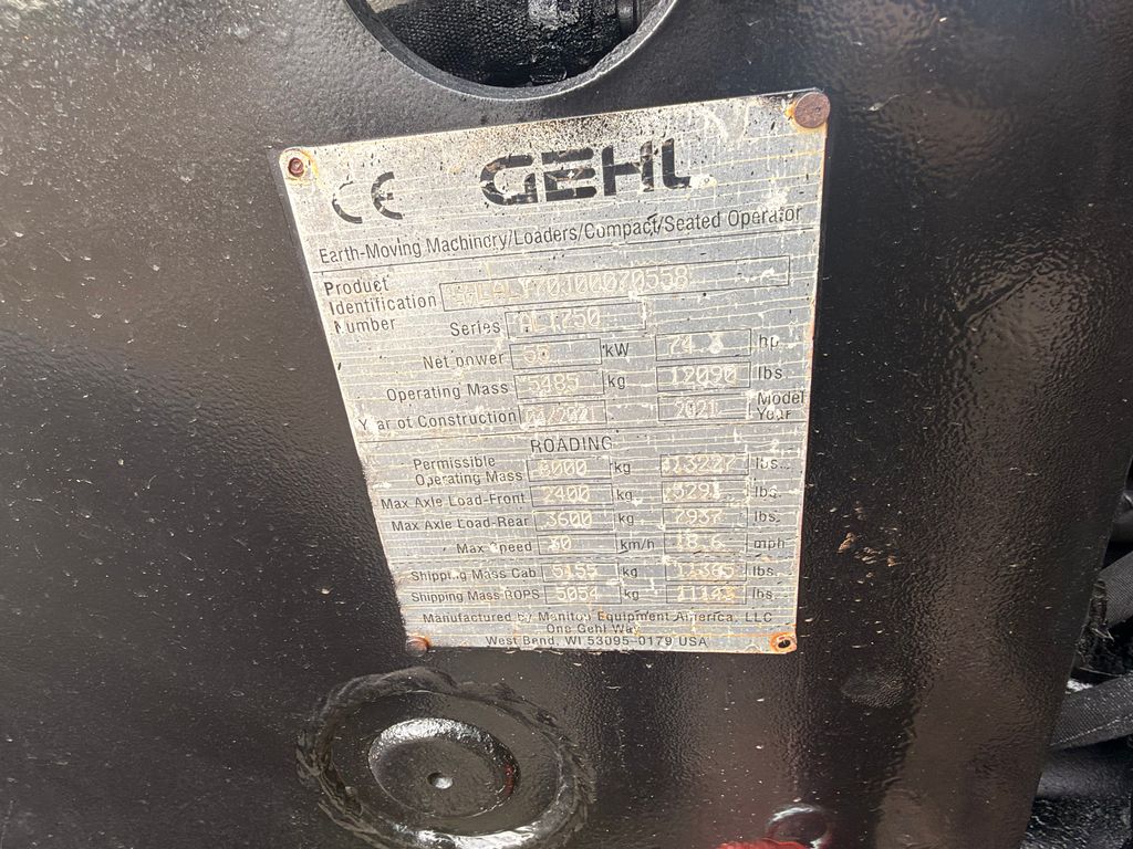 Gehl ALT750 Gehl ALT 750 med Teleskoparm, 30 km/t – detalje 19